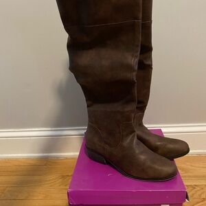 Rampage Brown Over-the-Knee Women's Boots